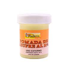 POMADA DE AZUFRE 10% 60GR (RECETTE)